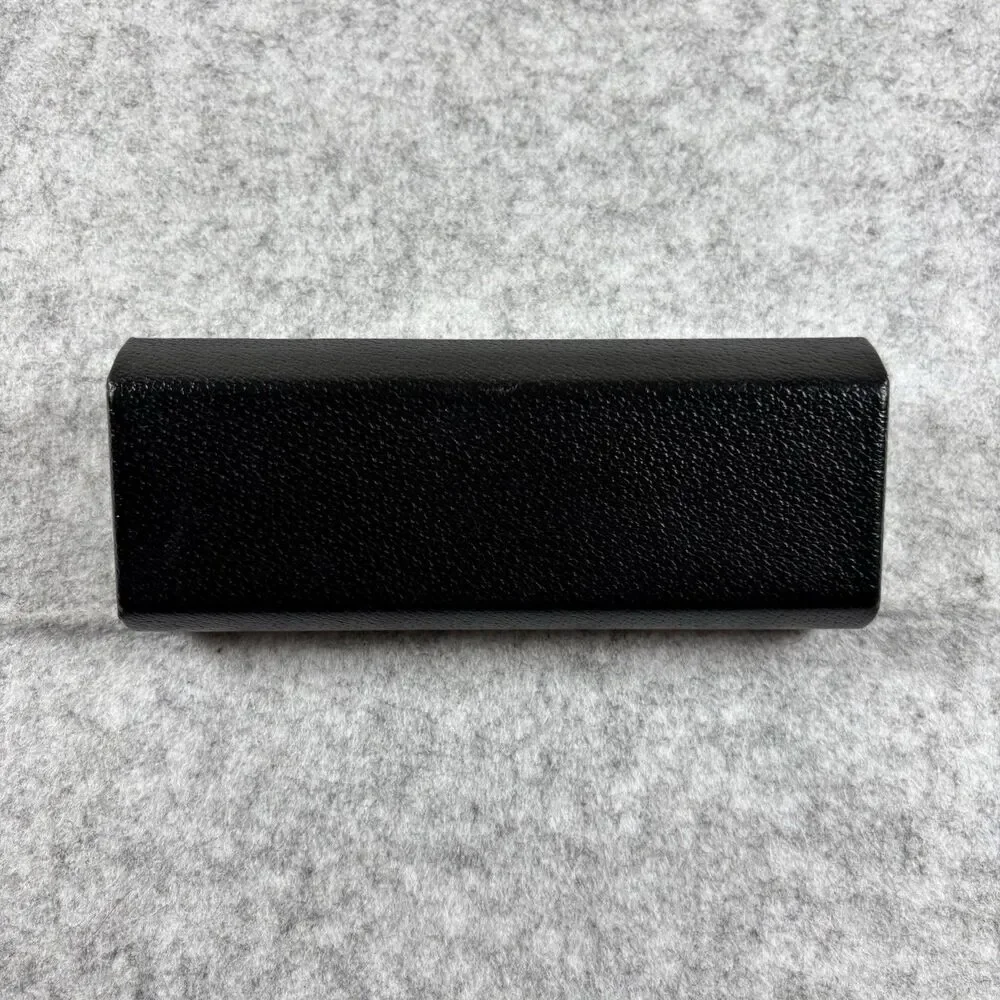 Burberry London England Eyeglasses Sunglasses Hard Case Holder Black Pebbled